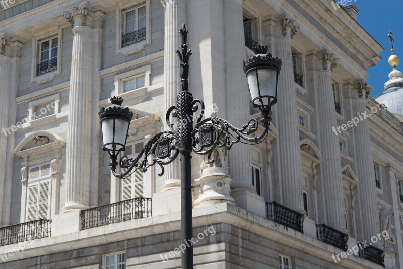 Street Lamp Palace Royal Royal Palace Architecture