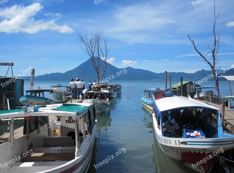 Atitlan Guatemala Lake America Travel