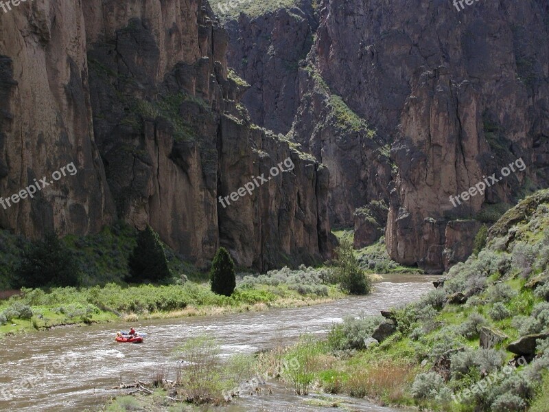 Rafting River Adventure Canyon Outdoors