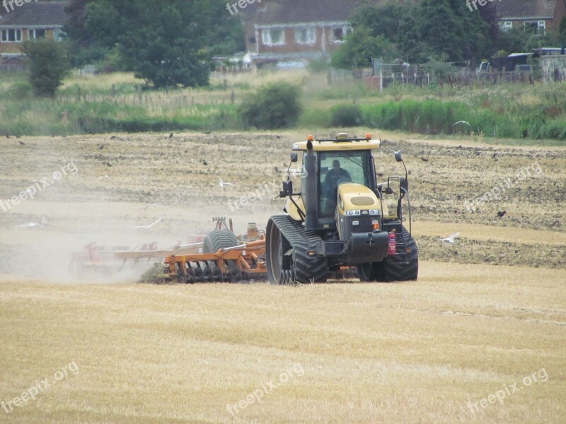 Tractor Rotavator Farm Soil Agricultural