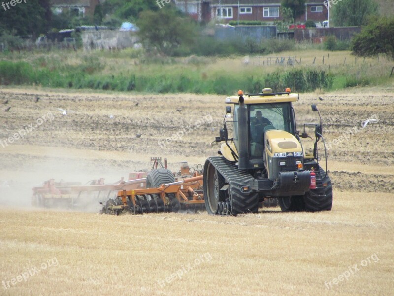 Tractor Rotavator Farm Soil Agricultural