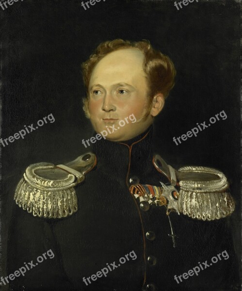 Alexander Van Rusland Painting Image Historic Person