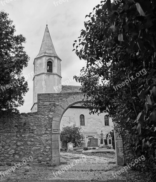 Church Hungary Balf Entrance Architecture