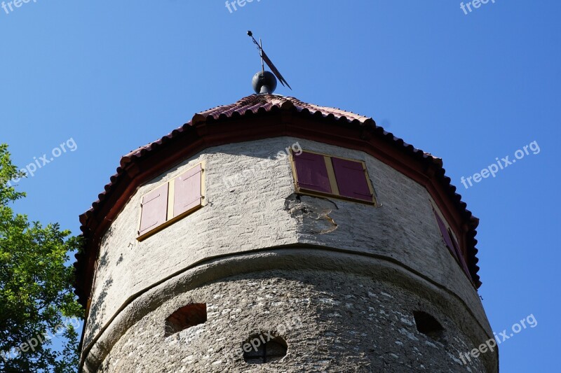 Castle Ruin Tuttlingen Honing Castle Middle Ages