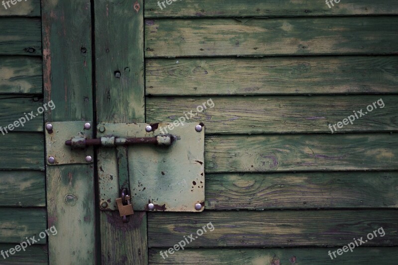 Doors Gate Old Lock Entrance