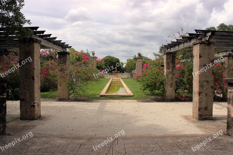 Prado Entrance Coral Gables Miami Architecture Historic