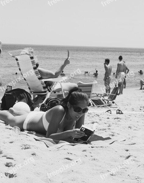 Reading Beach Summer Vacation Book