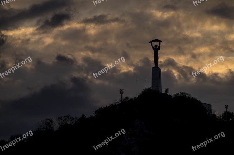 Budapest Hungary Capital City Sky