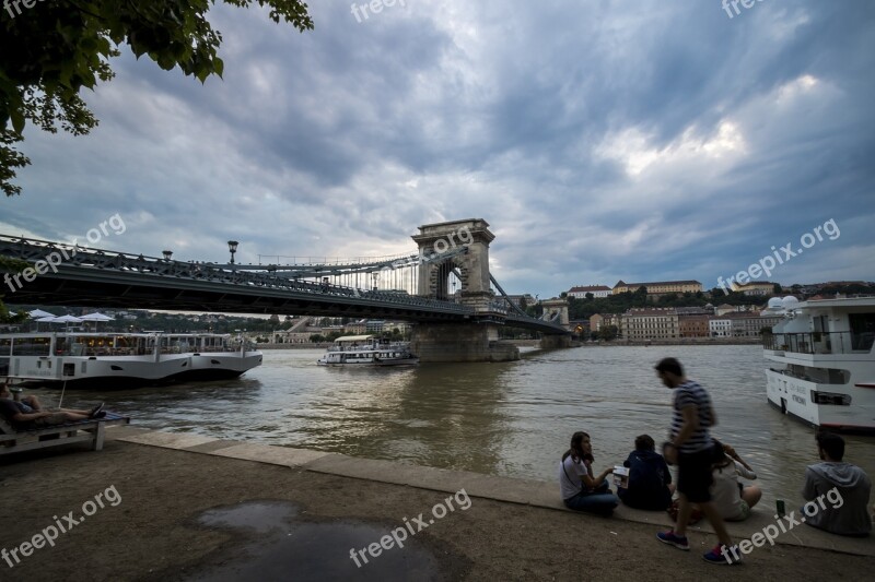 Budapest Hungary Capital City Sky