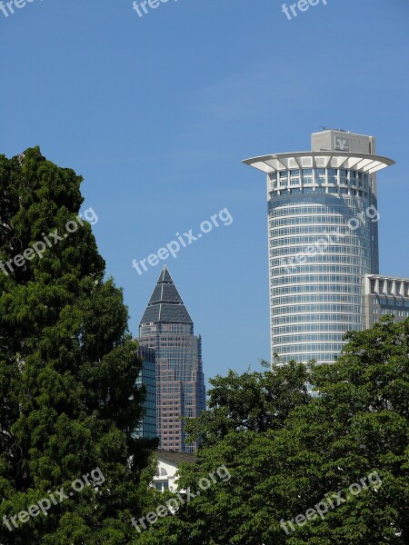 Bank Bank Tower Commerzbank Euro Facade