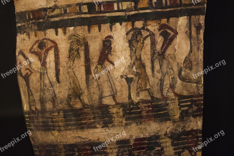 Museum Ancient Egyptian Relief Painting