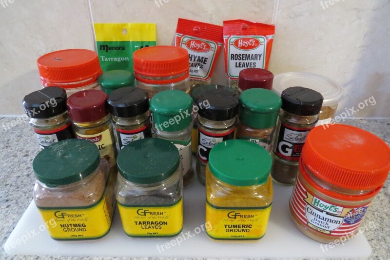 Spices Turmeric Powders Curries Curry