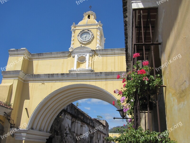 Guatemala Antigua America Central Architecture