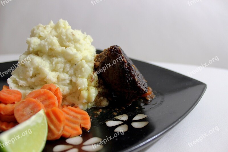 Steak Dinner Meat Table Red