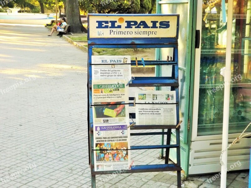 Journalism Newspaper Uruguay News Kiosk