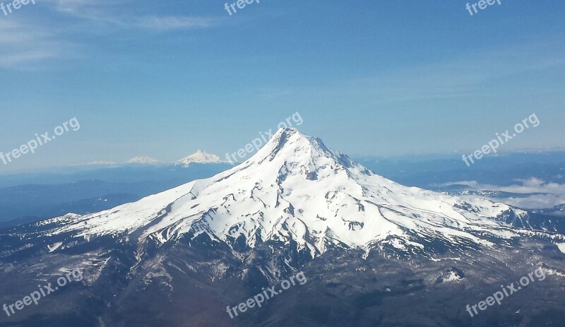 Mt Hood Mountain Oregon Northwest