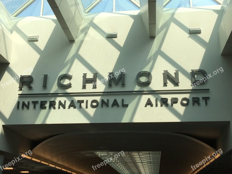 Airport Richmond Transportation Travel Free Photos