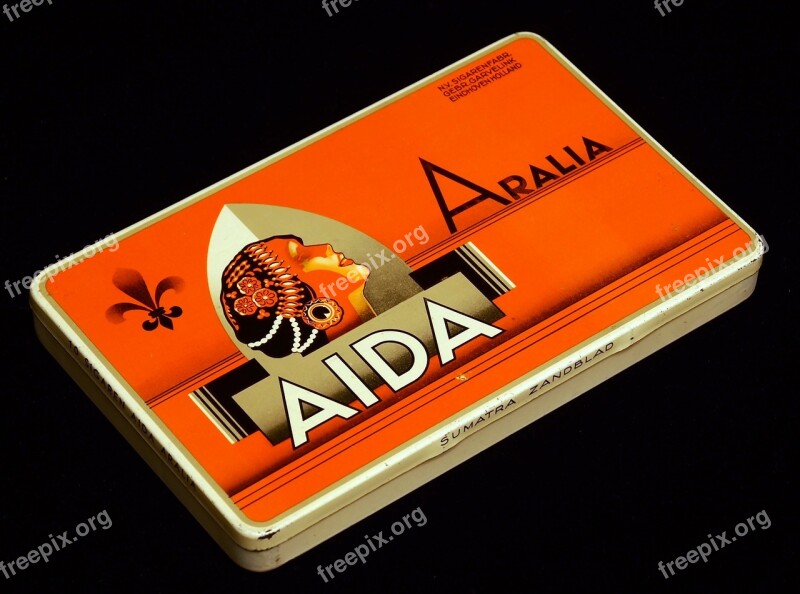 Aida Arralia Cigars Box Package Tobacco