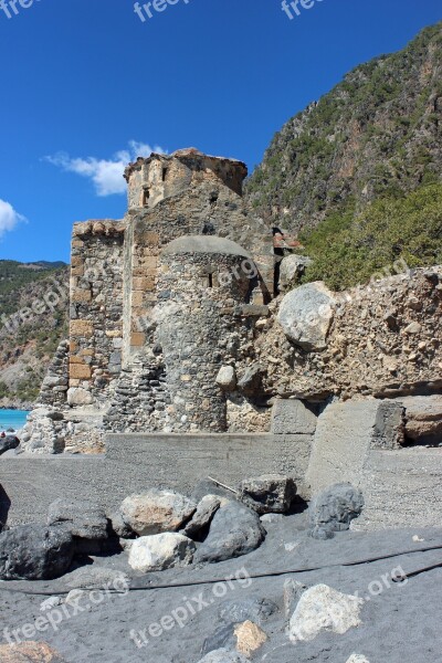 Agia Roumeli Crete Greece Pavlos Church