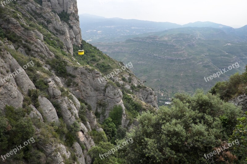 Cable Car Mountain Ropeway Transportation Alps