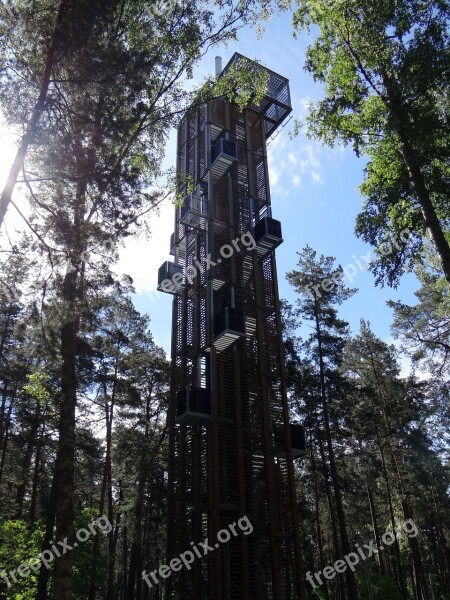 Tower Observation Lookout Architecture Modern