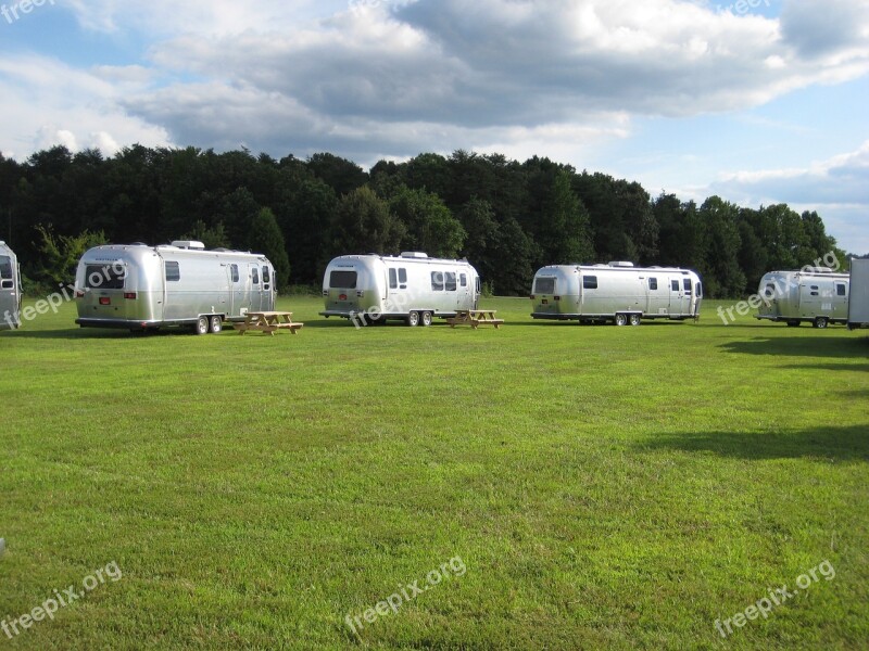 Airstream Park Trailers Vintage Aluminum Classic