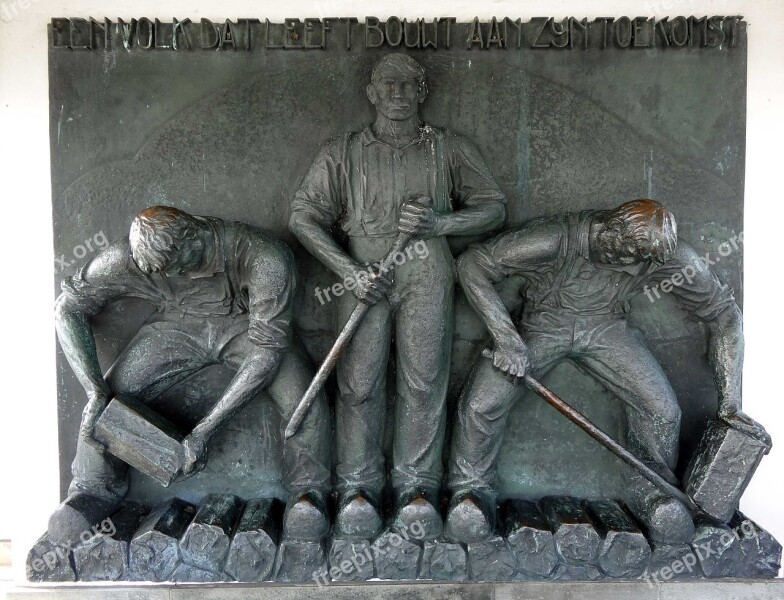 Afsluitdijk Relief Wieringen Memorial Monument