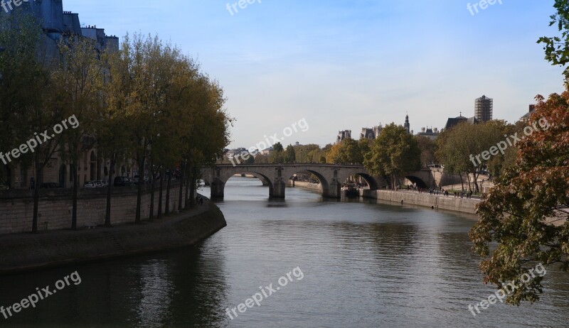 Seine Bridge Paris Free Photos