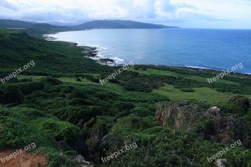 Sea The Pacific Ocean Taiwan Free Photos