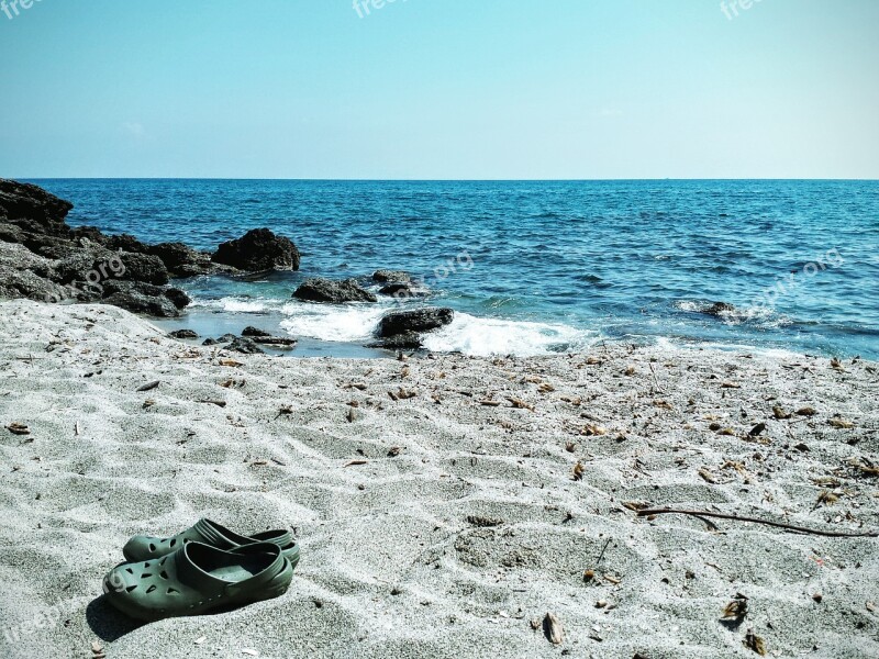 Beach Corsica Sea France Sand