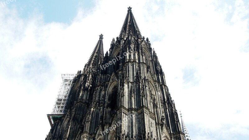 Cologne Dom Sky Scaffold Free Photos