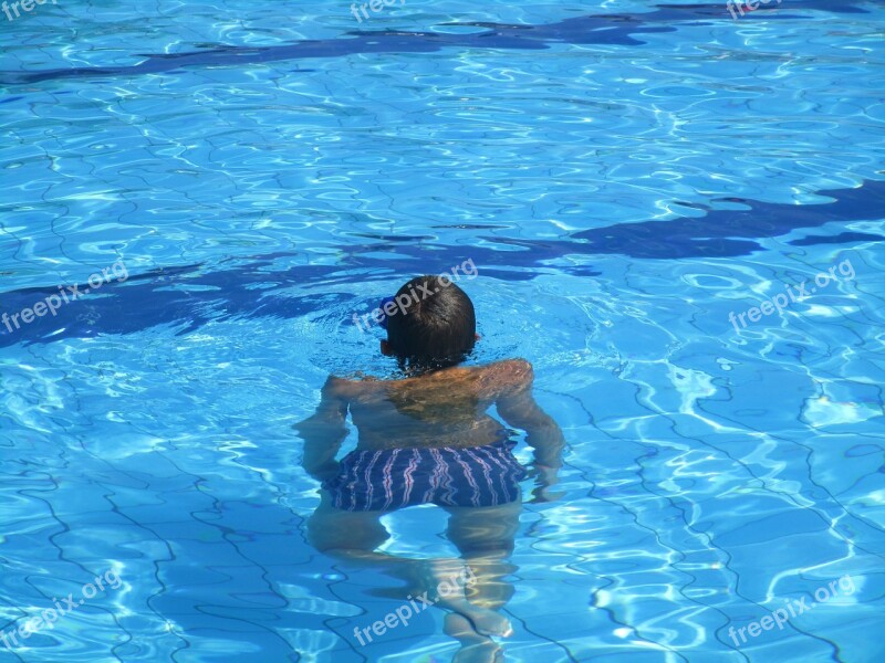 Pool Water Swimming Guy Free Photos