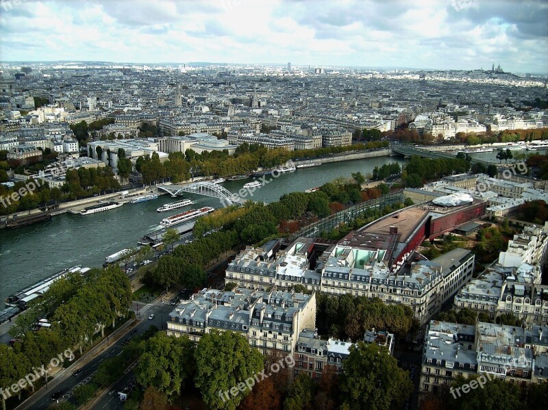 Paris City River Seine Montmartre