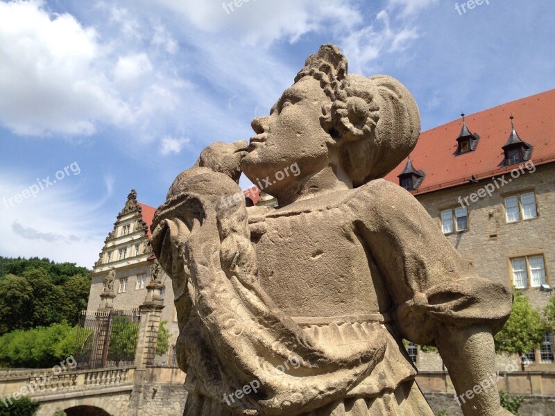 Dwarf Weikersheim Castle Garden Hohenlohe