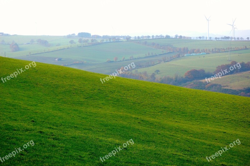 Scenic Windmill Energy Landscape Free Photos