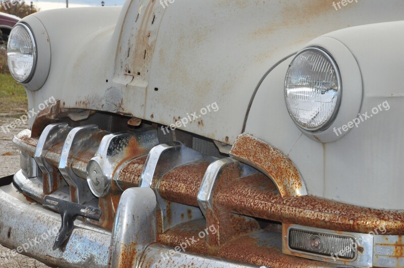 Vintage Old Car Antique Rusty