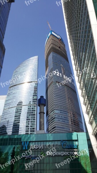 Moscow City Skyscraper Skyscrapers Structure