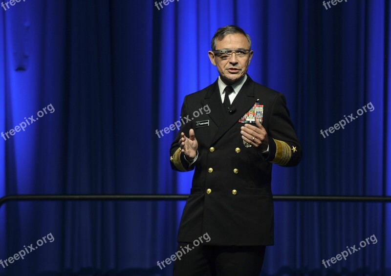 Admiral Harris Google Glass San Diego Presentation Wearable