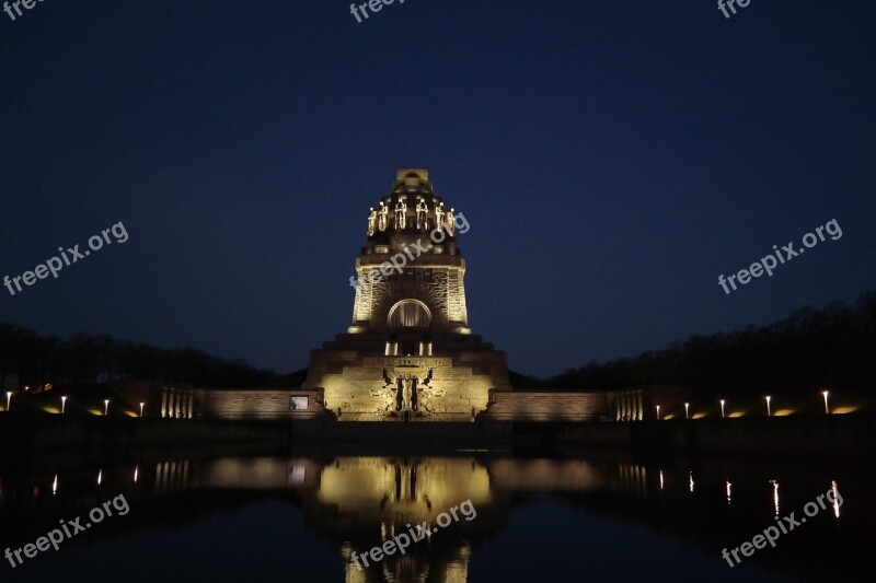 Leipzig Monument Places Of Interest Völkerschlachtdenkmal Germany