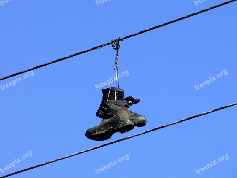 Boots Power Line High Up Blue Shoes