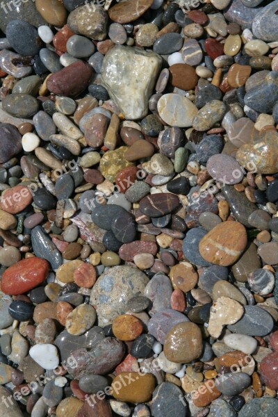 Stones Pebble Beach Background Pattern