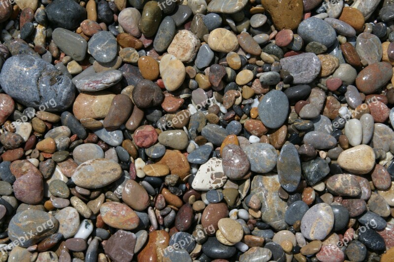 Stones Pebble Beach Background Pattern