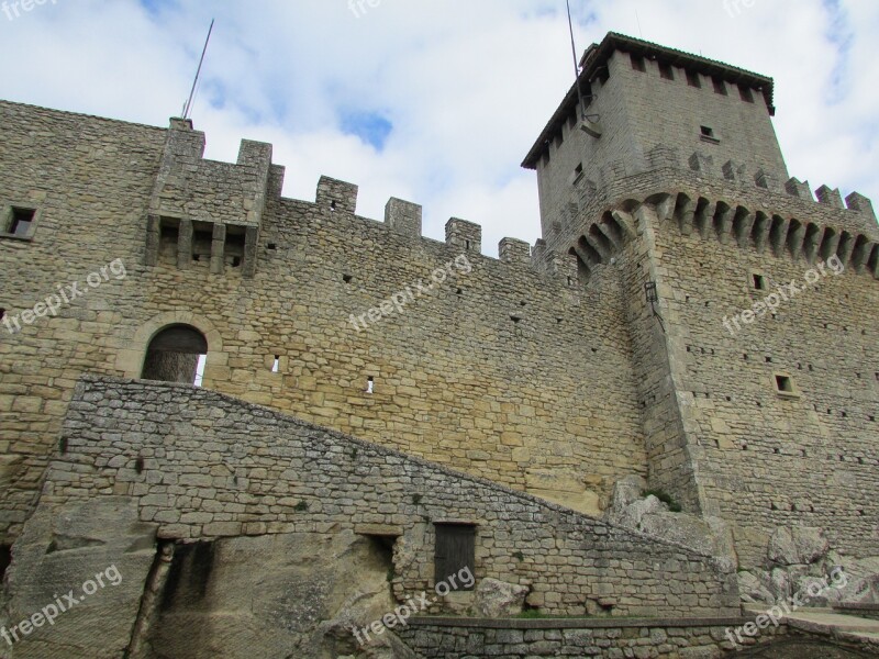 Castle Medieval Fortress Italian Historical