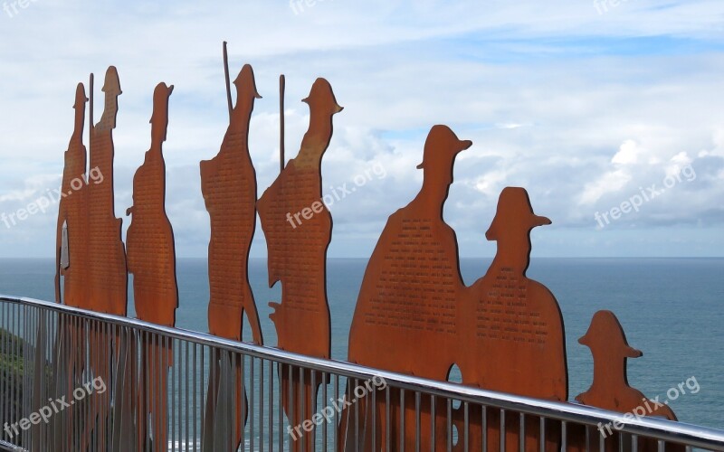 Anzac Walkway Newcastle Bar Beach Australia