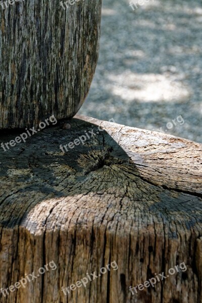 Wood Chair Seat Weathered Nature