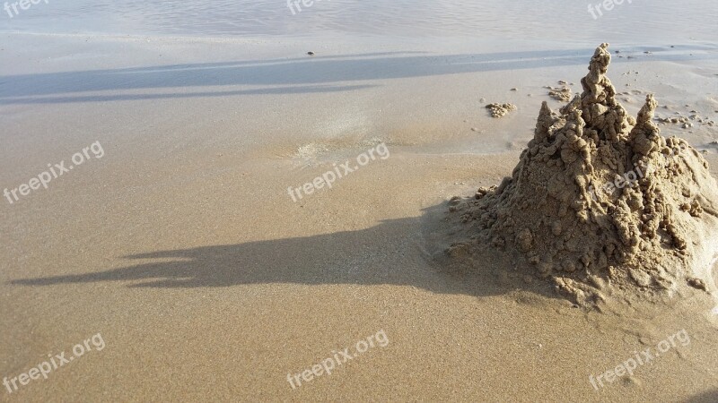 Sand Sandcastle Sun Sea Observe