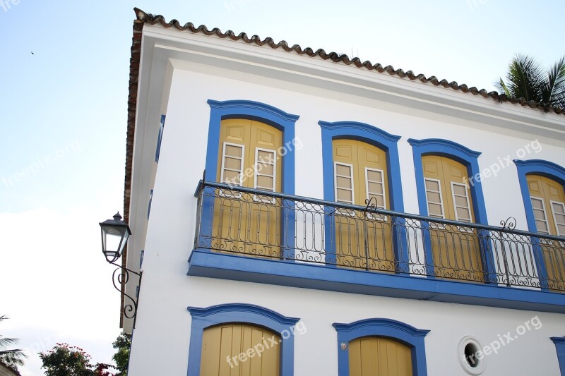 Paraty Rj Brazil Historic Centre Colonial