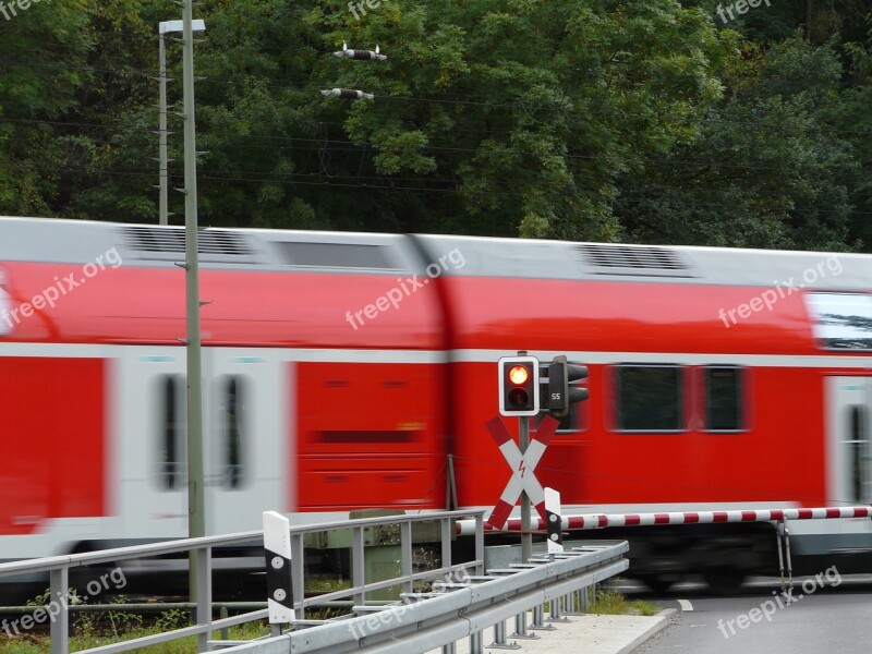 Train Barrier Bahnschranke Road Wagon