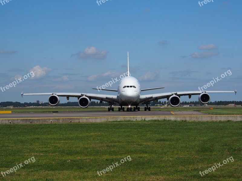 Emirates Airbus A380 Aircraft Plane Airplane