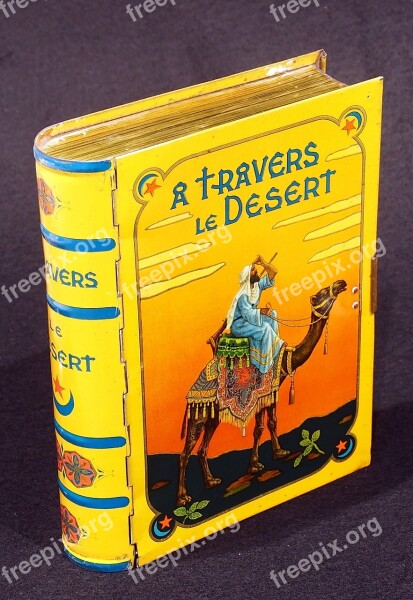 Travers Le Desert Package Box Book Cardboard